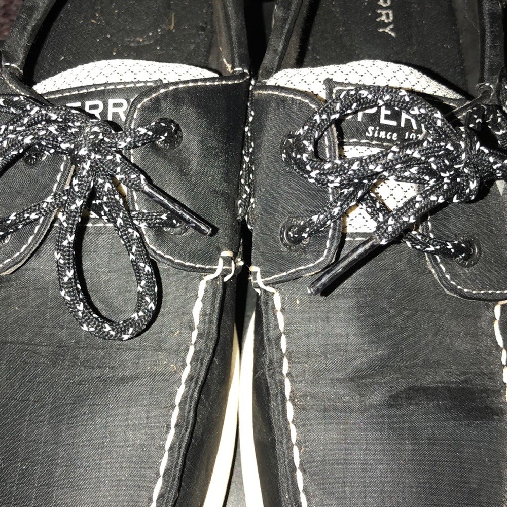 Black sperrys